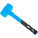 Dead Blow Hammer with Carbon Steel Core Handle, 28 Oz Non-Marring and Sparkin...