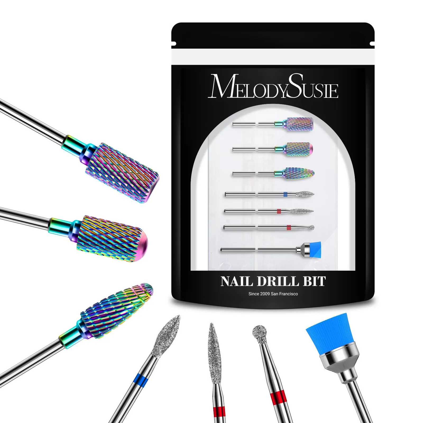 MelodySusie Nail Drill Bits Set