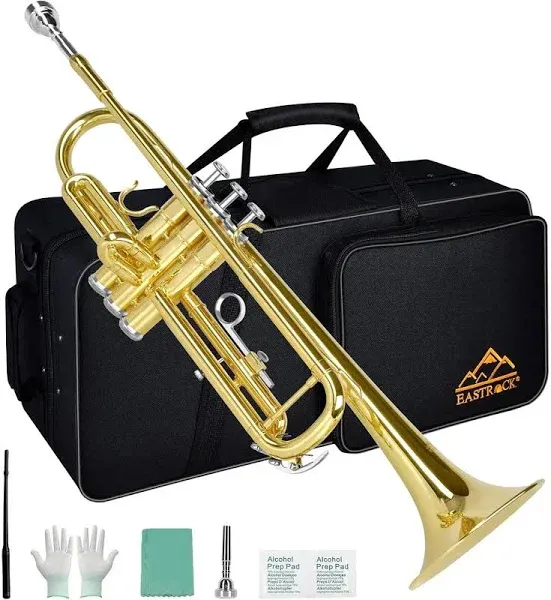 New Trumpet Eking Standard Gold Brass KTR 400