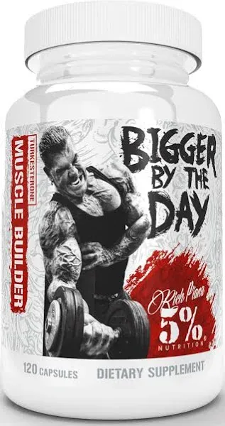 5% Nutrition Rich Piana | Bigger By The Day 90 Capsules LEGENDARY SERIES 