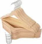 Elong Home Solid Wooden Suit Hangers