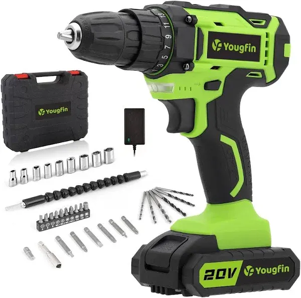 Cordless Power Drill Set