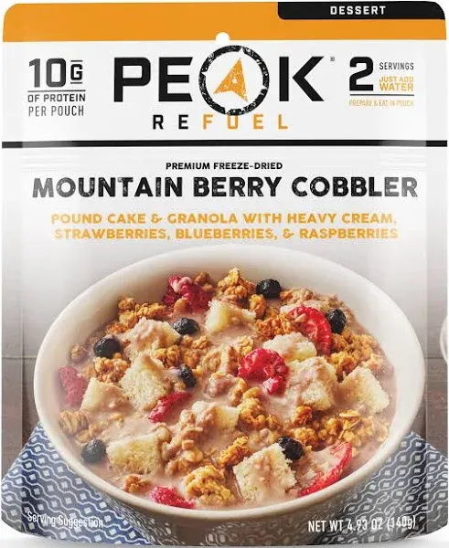 Peak Refuel Mountain Berry Cobbler