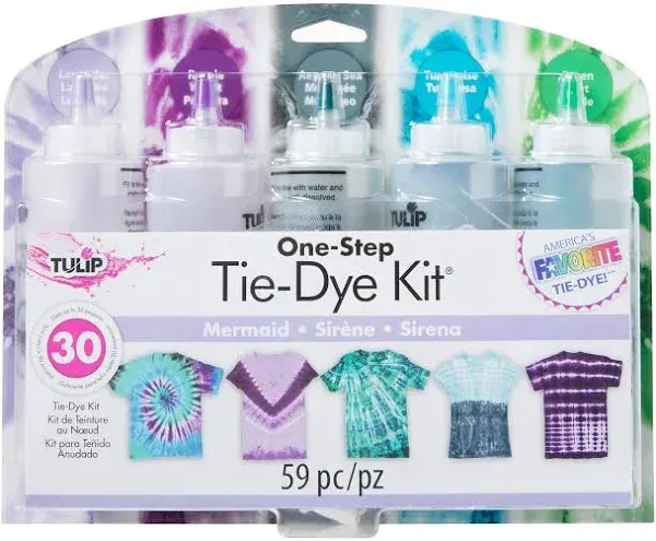 Tulip One-Step Tie-Dye Kit Tie Fabric Dye, Mermaid 