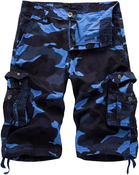 Men Army Military Cargo Combat Shorts Summer Camo Short Pants Casual Trousers US