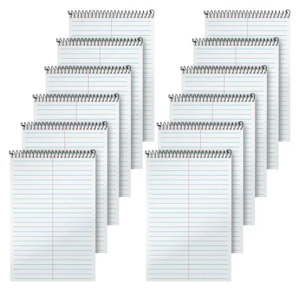 Tops Second Nature Spiral Steno Books, Recycled, 6 x 9 Inches, Gregg Rule, Tan Cover, 70 Sheets Per Book (74690) (Pack of 2)