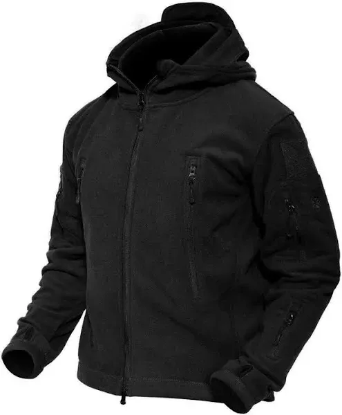 Men's Tactical Hooded Jacket with 6 Zip-Pockets - MAGCOMSEN