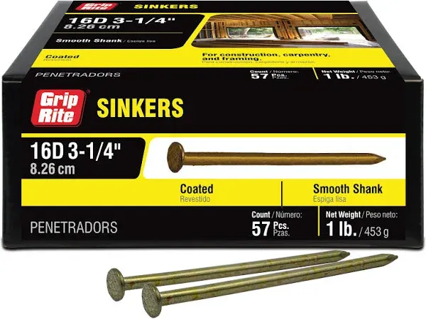 Grip-Rite Coated Sinker Nails