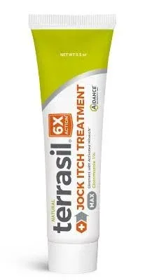 New - Terrasil Jock Itch Treatment MAX Strength 1.7 oz (50g) - FreeShip