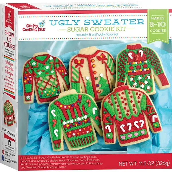 Crafty Cooking Kits Ugly Sweater Sugar Cookie (11.5 oz)