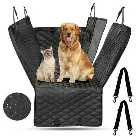 Seat Cover Rear Back Car Pet Dog Travel Waterproof Bench Protector Luxury USA