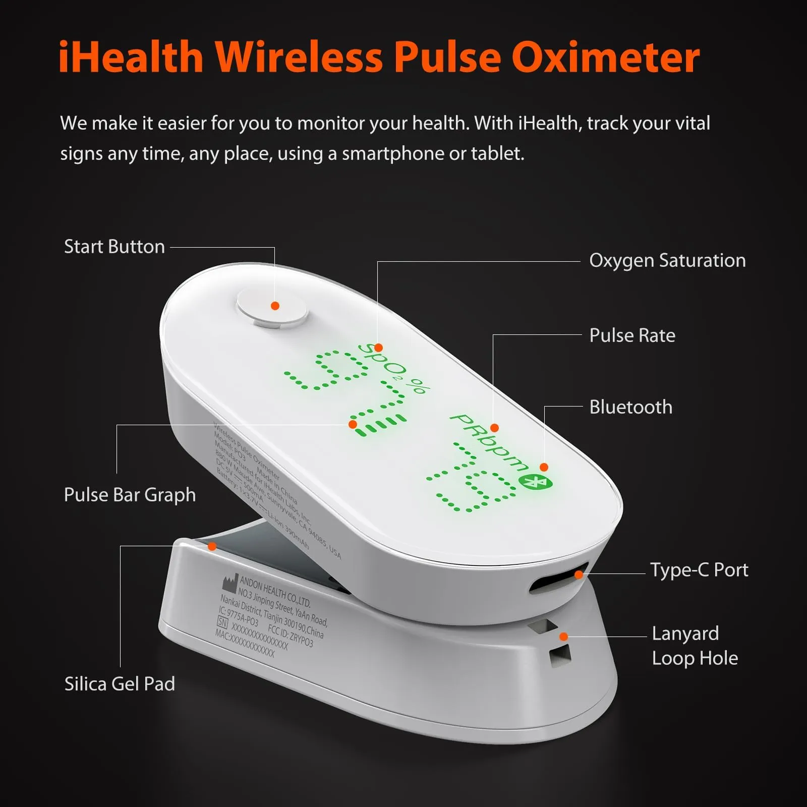 Ihealth Air Pulse Oximeter