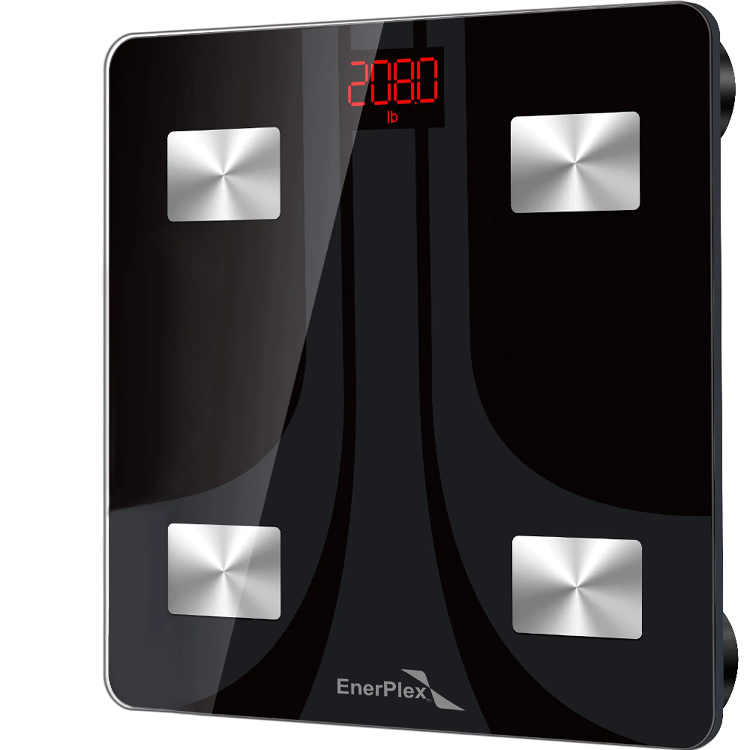 Sleek Digital Bathroom Body Weight Scale - Precision Weighing Machine with La