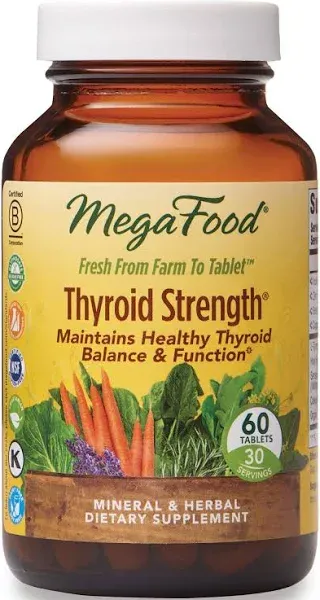 MegaFood - Thyroid Strength - 90 Tablets