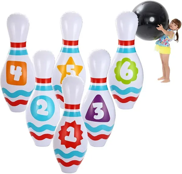 JOYIN Giant Inflatable Bowling Set