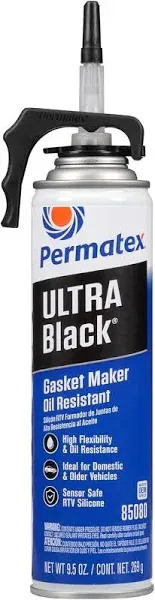 Permatex Ultra Black RTV Silicone Maximum Oil Resistance Gasket Maker 9.5oz