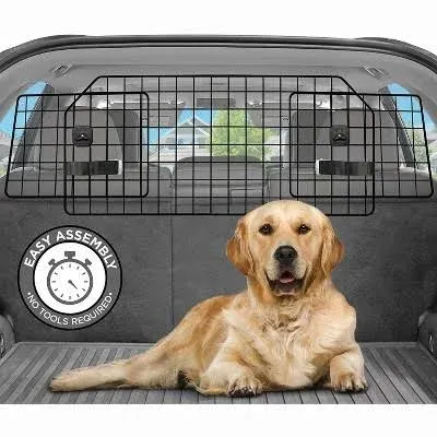 Dog Car Barrier for SUVs, Cars, Vehicles and Trucks Cargo Area