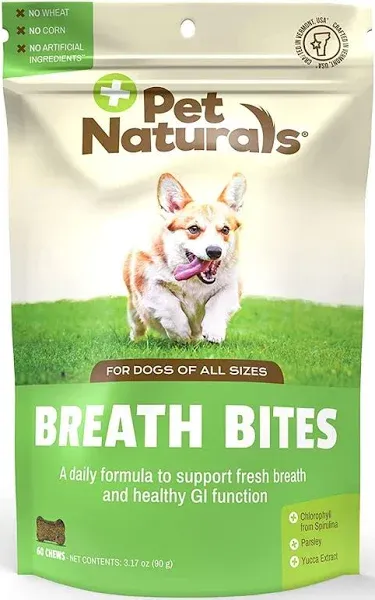 Pet Naturals Breath Bites Chews for Dogs