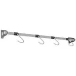 4-Bike Wall Mounted Garage Bike Rack Holds 200 lb. Coated Steel Gray Monkey Bars