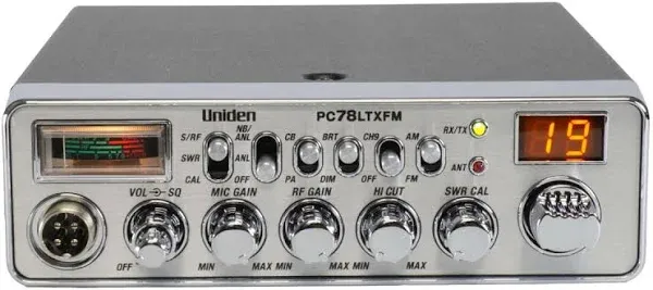 Uniden PC78LTXFM Professional 40-Channel CB Radio with Dual-Mode AM/FM