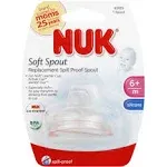 NUK Replacement Silicone Soft Spout, Clear