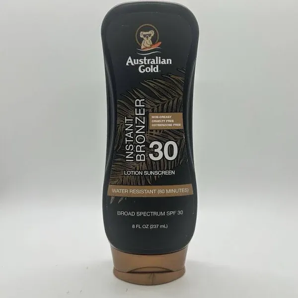 Australian Gold SPF 30 Instant Bronzer Lotion