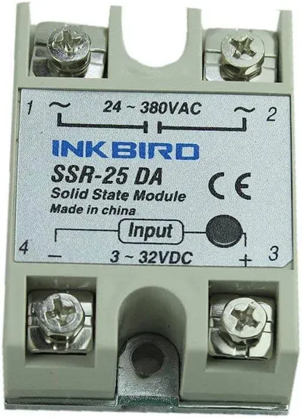 Inkbird SSR Solid State Relay SSR 40DA for PID Thermostat Temperature Controller