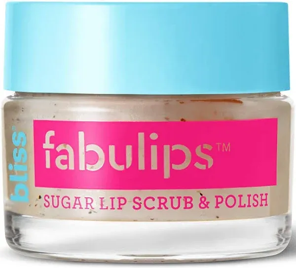  BLISS FABULIPS SUGAR LIP SCRUB POUT POLISHER 0.5 OZ