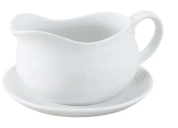 HIC Hotel Gravy Boat with Saucer