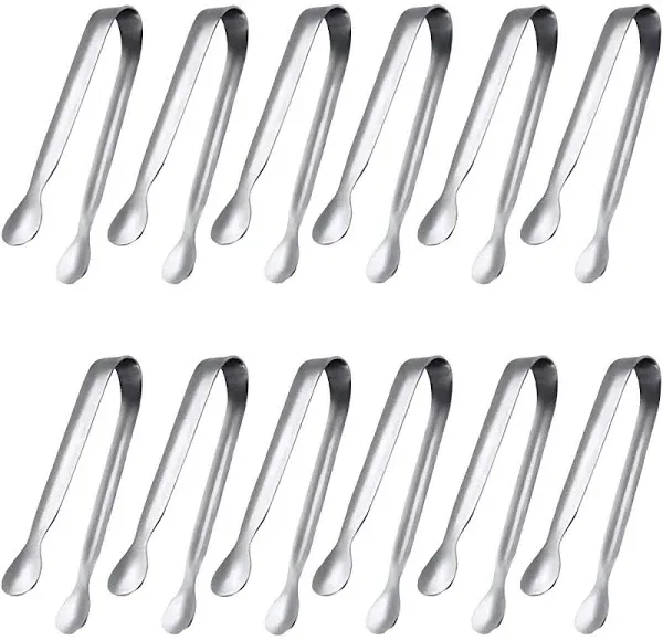 JCREN 12 Pcs Serving Tongs