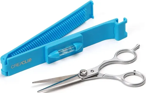 Original CreaClip Set and Scissors Hair Cutting Tool - As seen on Shark Tank ...