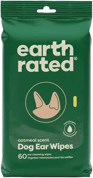 Earth Rated Dog Ear Wipes