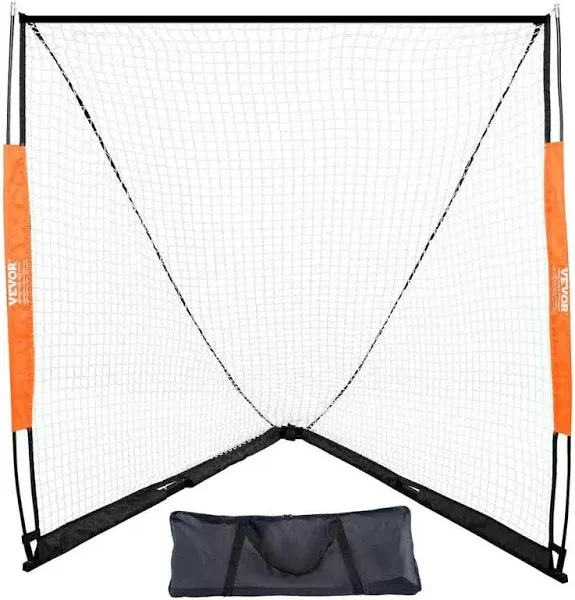 Portable Lacrosse Goal with Carry Bag - 6&#039; x 6&#039; | Easy Setup | Sturdy Fiberglass