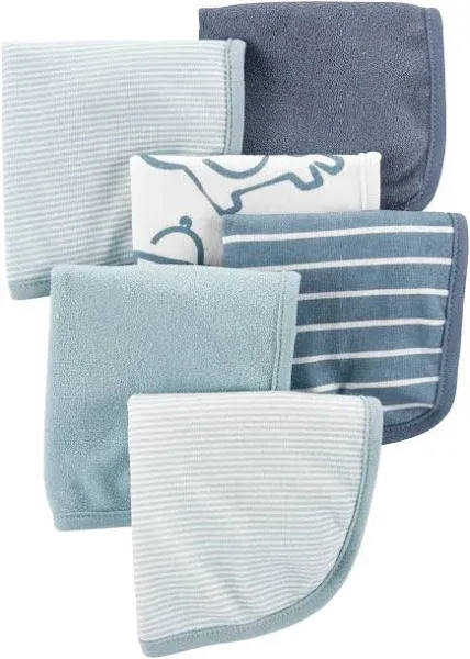 Carter's Baby Boys 6-Pack Wash Cloths