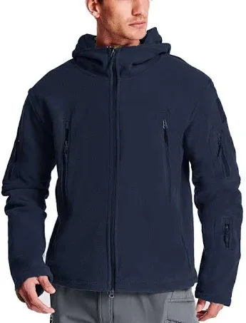 Men's Tactical Hooded Jacket with 6 Zip-Pockets - MAGCOMSEN