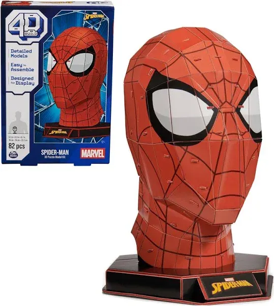 4D Build Marvel Spider-Man 3D Puzzle Model Kit