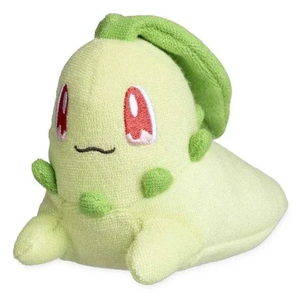 Pokemon Center Chikorita Pokemon Comfy Cuddlers Plush