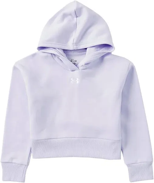 Under Armour Girls' Rival Fleece Crop Hoodie