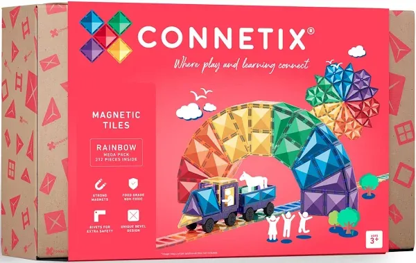 Connetix 212 Mega Rainbow Pack