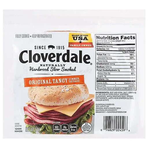 Cloverdale Original Tangy Summer Sausage