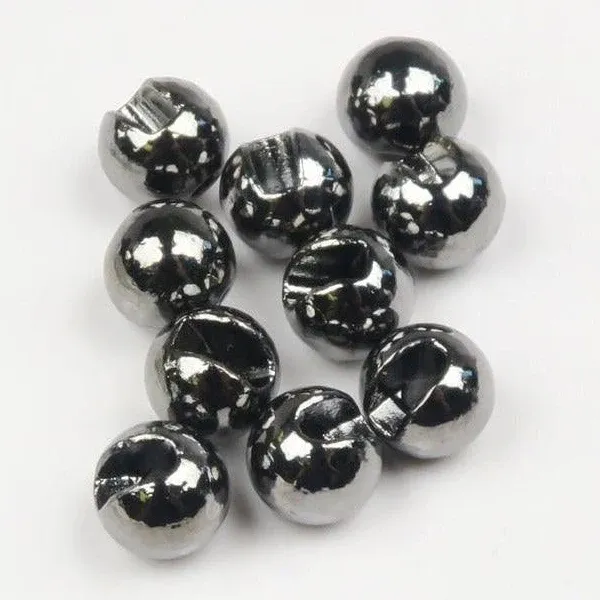 Hareline Slotted Tungsten Beads (1.5mm - 2.8mm)1/16 (1.5mm) / Black