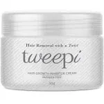 Tweepi Hair Growth Inhibitor |Anti Hair Growth Cream - Permanent Hair Removal for Body and Face - Modern Anti -Cream -free Hair - Made in Uk- 50g - P