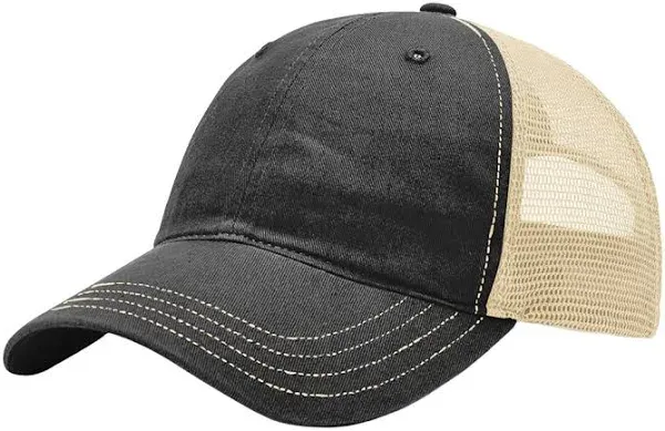 Richardson 111 Garment Washed Trucker Hat Unstructured Mesh Back Relaxed OSFM