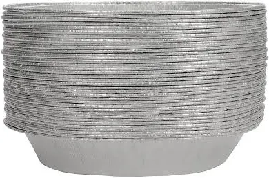 9" Pie Pans (10pack) - Disposable Aluminum Foil Pie Tins,Heavy-duty, Baking Tin Plates, Standard Size