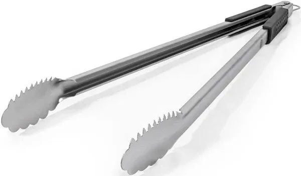 Grill Tongs 16-Inch Extra Long Heavy Duty for Grilling and Barbecue Heat