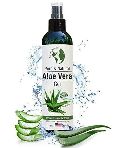 Earth&#039;s Daughter Organic Aloe Vera Gel from 100% Pure and Natural Cold Pressed