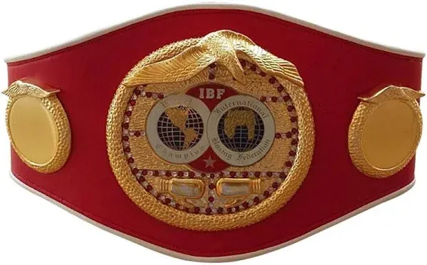 IBF Boxing Championship Replica Belt | World Boxing Council 3D | Adult Size