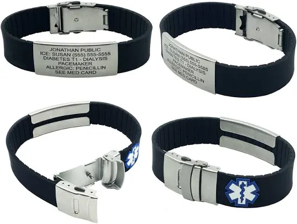 Sport Medical Alert ID Bracelets