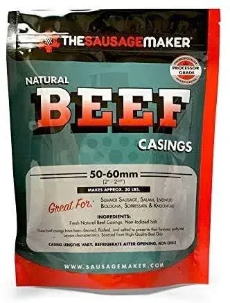 Natural Beef Casings Home Pack 2Pack