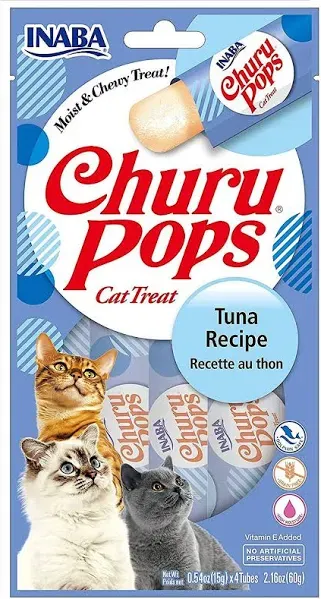 Inaba Churu Pops Tuna Recipe Cat Treats